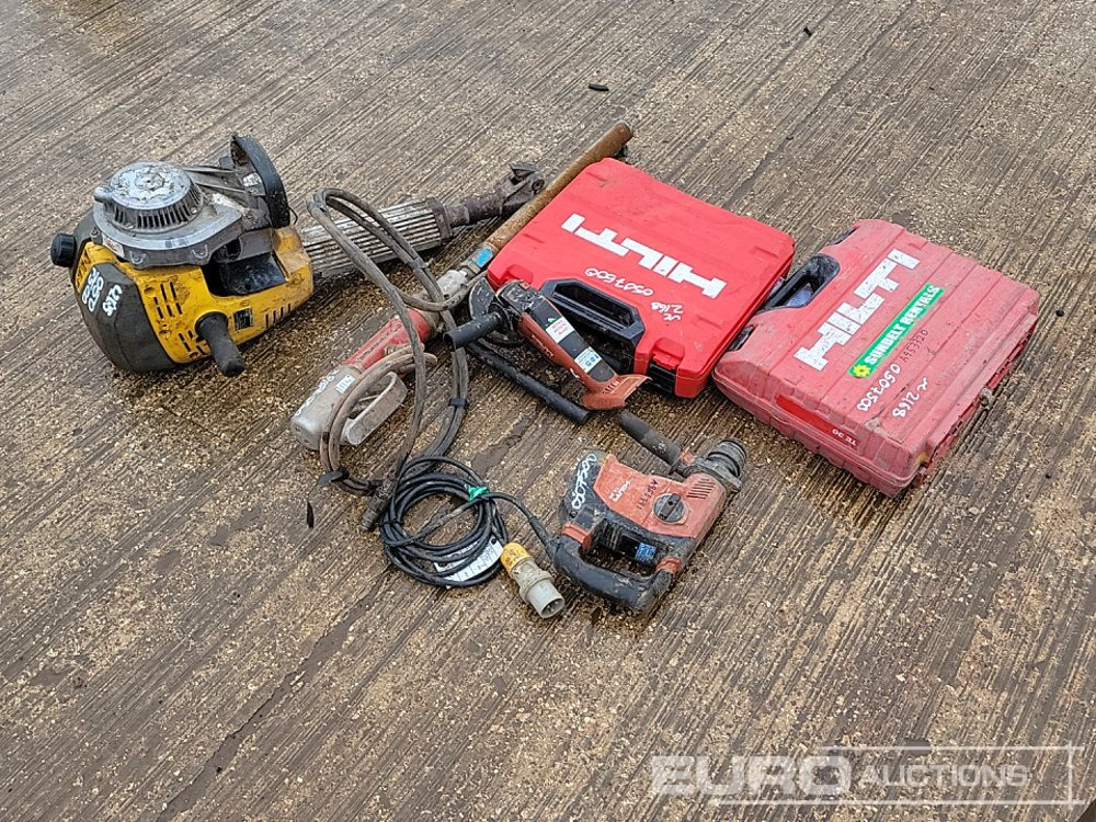 Hilti Hammer Drill (2 of), Hilti Battery Impact Gun, Hilti Battery Grinder, Hycon Hydraulic Core Drill, Wacker Neuson Hand Held Breaker - Construction equipment: picture 5 Hilti Hammer Drill (2 of), Hilti Battery Impact Gun, Hilti Battery Grinder, Hycon Hydraulic Core Drill, Wacker Neuson Hand Held Breaker - Construction equipment: picture 5