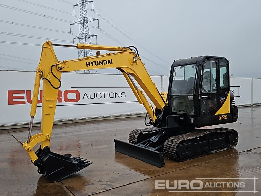Hyundai R60-7 - Mini excavator: picture 1 Hyundai R60-7 - Mini excavator: picture 1