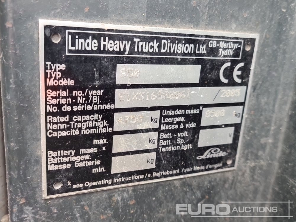 Forklift Linde S50: picture 37 Forklift Linde S50: picture 37