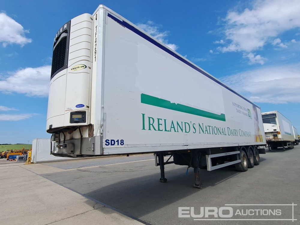 Montracon 45' Tri Axle Fridge Trailer, Carrier Vector 1550, BPW Axles - Refrigerated semi-trailer: picture 1 Montracon 45' Tri Axle Fridge Trailer, Carrier Vector 1550, BPW Axles - Refrigerated semi-trailer: picture 1