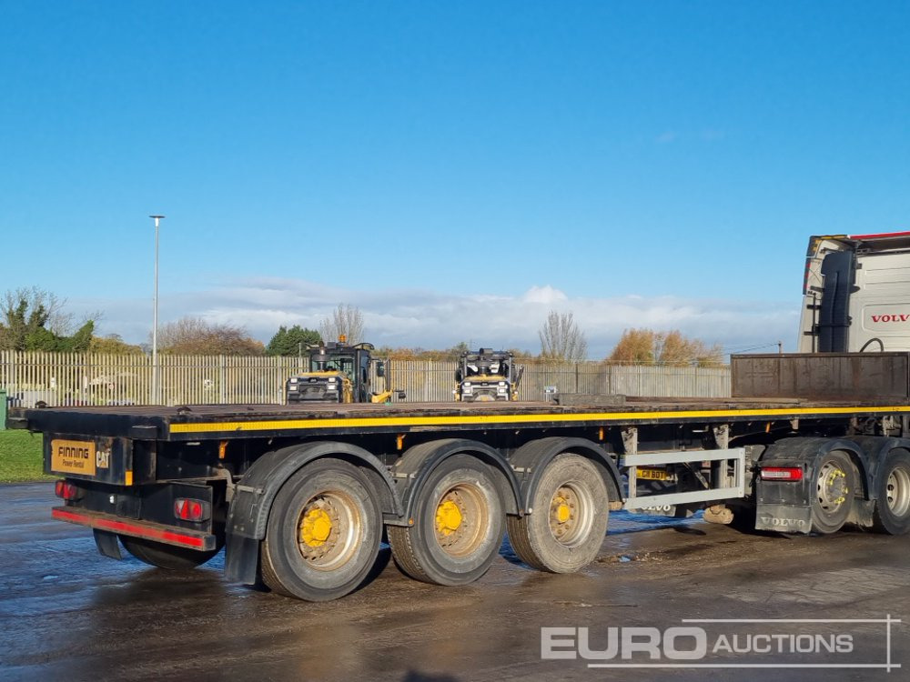 Montracon Tri Axle Flatbed Trailer, Twist Locks - Dropside/ Flatbed semi-trailer: picture 5 Montracon Tri Axle Flatbed Trailer, Twist Locks - Dropside/ Flatbed semi-trailer: picture 5
