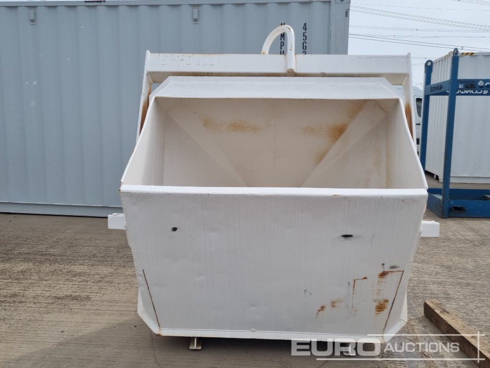 Secatol 1500 Litre Concrete Skip to suit Crane - Tipping skip: picture 1 Secatol 1500 Litre Concrete Skip to suit Crane - Tipping skip: picture 1