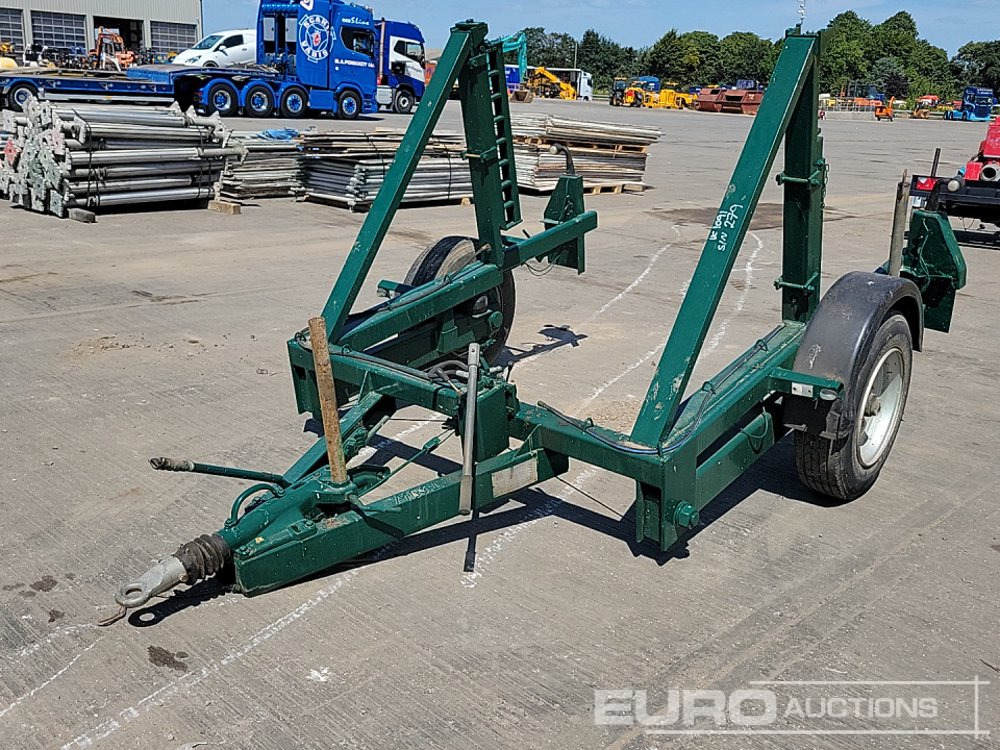 Single Axle Cable Drum Trailer - Plant trailer: picture 1 Single Axle Cable Drum Trailer - Plant trailer: picture 1