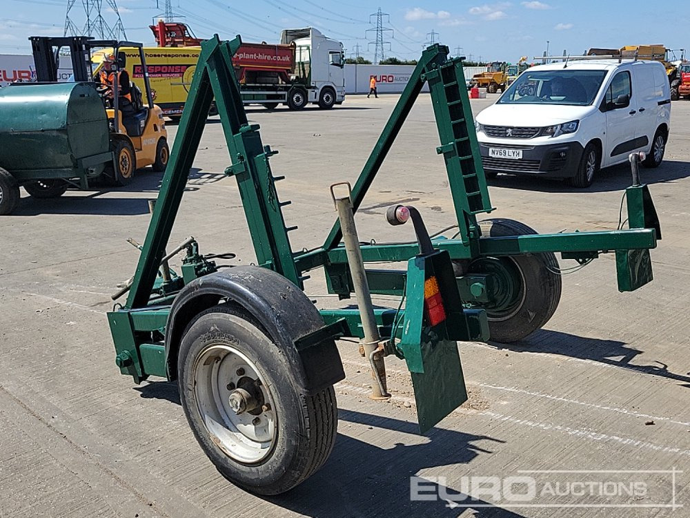 Single Axle Cable Drum Trailer - Plant trailer: picture 3 Single Axle Cable Drum Trailer - Plant trailer: picture 3
