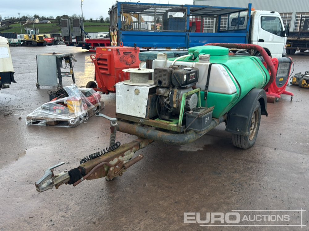 Single Axle Diesel Water Bowser, Pressure Washer, Honda Engine - Pressure washer: picture 1 Single Axle Diesel Water Bowser, Pressure Washer, Honda Engine - Pressure washer: picture 1