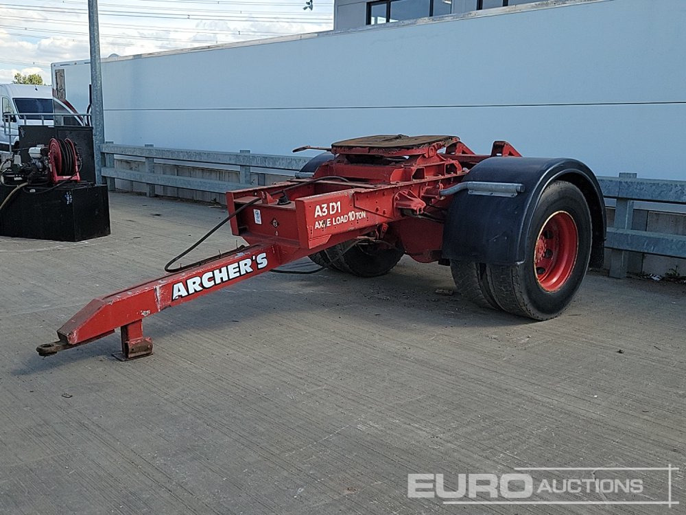 Single Axle Draw Bar Dolly - Dolly trailer: picture 1 Single Axle Draw Bar Dolly - Dolly trailer: picture 1