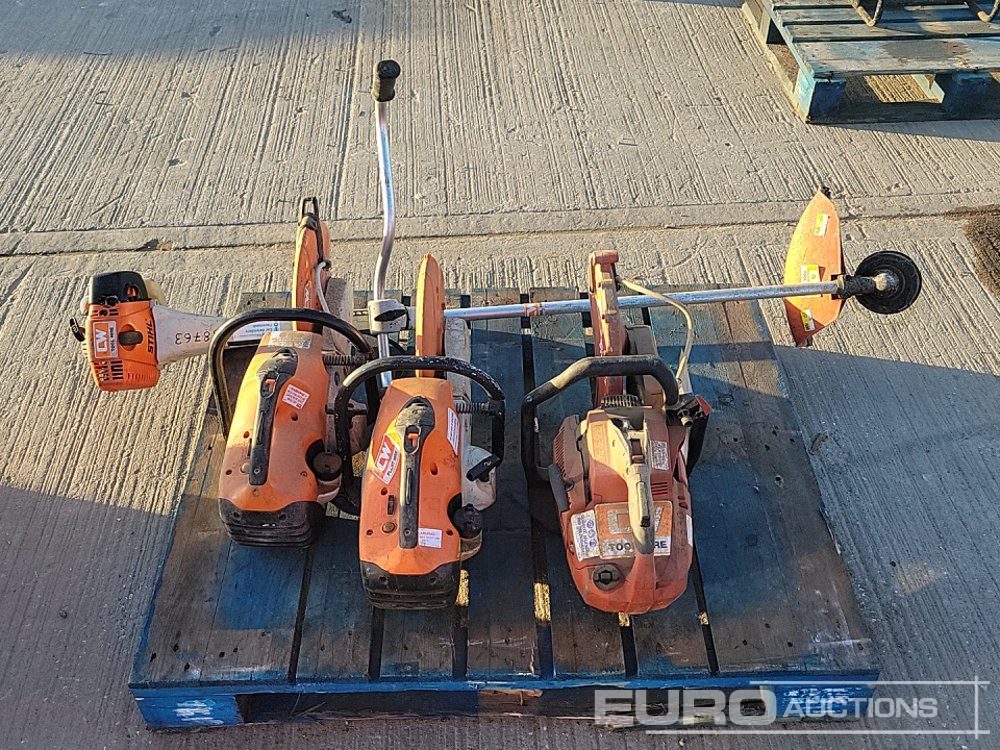 Stihl FS310 Petrol Strimmer, Stihl TS410 Petrol Quick Cut Saw (2 of), Hilti DSH600-X Petrol Quick Cut Saw - Construction equipment: picture 4 Stihl FS310 Petrol Strimmer, Stihl TS410 Petrol Quick Cut Saw (2 of), Hilti DSH600-X Petrol Quick Cut Saw - Construction equipment: picture 4
