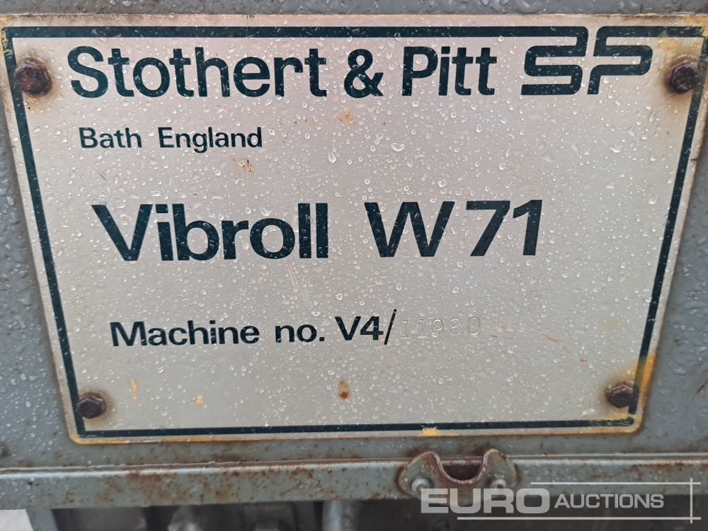 Asphalt machine Stothert & Pitt Vibroll W71: picture 20 Asphalt machine Stothert & Pitt Vibroll W71: picture 20