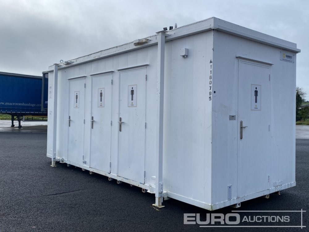 Thurston 20' x 9' Toilet Block (Keys in Office) (Cannot Be Reconsigned) - Shipping container: picture 3 Thurston 20' x 9' Toilet Block (Keys in Office) (Cannot Be Reconsigned) - Shipping container: picture 3
