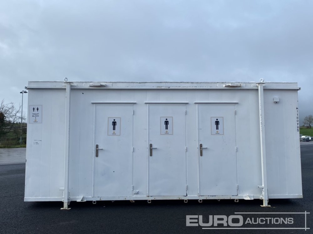 Thurston 20' x 9' Toilet Block (Keys in Office) (Cannot Be Reconsigned) - Shipping container: picture 2 Thurston 20' x 9' Toilet Block (Keys in Office) (Cannot Be Reconsigned) - Shipping container: picture 2