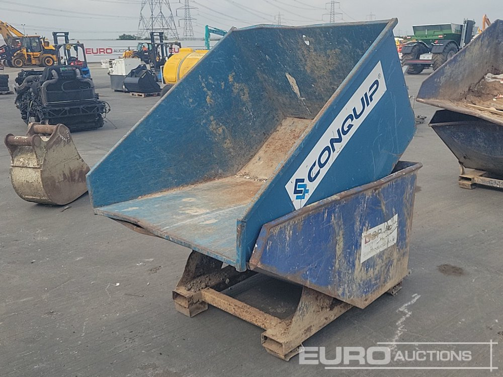 Tipping Skip to suit Forklift (2 of) - Tipping skip: picture 1 Tipping Skip to suit Forklift (2 of) - Tipping skip: picture 1