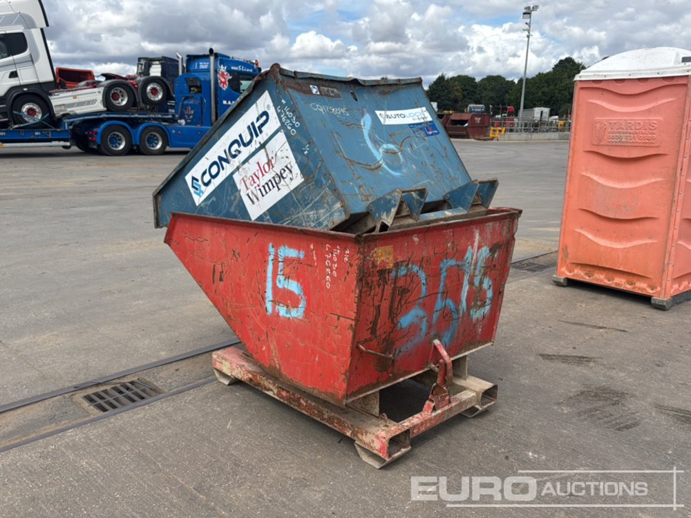 Tipping Skip to suit Forklift (2 of) - Tipping skip: picture 2 Tipping Skip to suit Forklift (2 of) - Tipping skip: picture 2