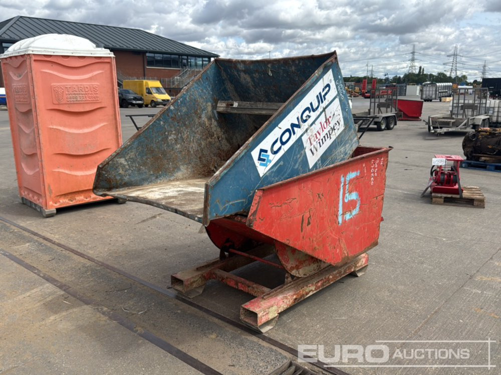 Tipping Skip to suit Forklift (2 of) - Tipping skip: picture 1 Tipping Skip to suit Forklift (2 of) - Tipping skip: picture 1