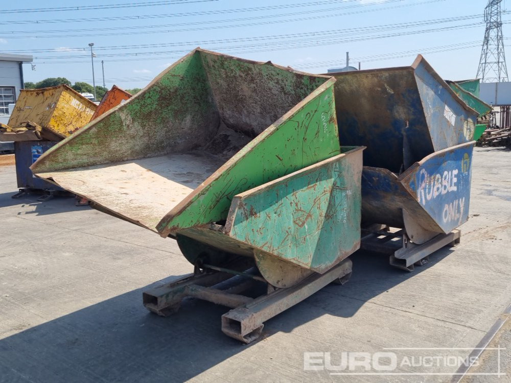 Tipping Skip to suit Forklift (4 of) - Tipping skip: picture 1 Tipping Skip to suit Forklift (4 of) - Tipping skip: picture 1