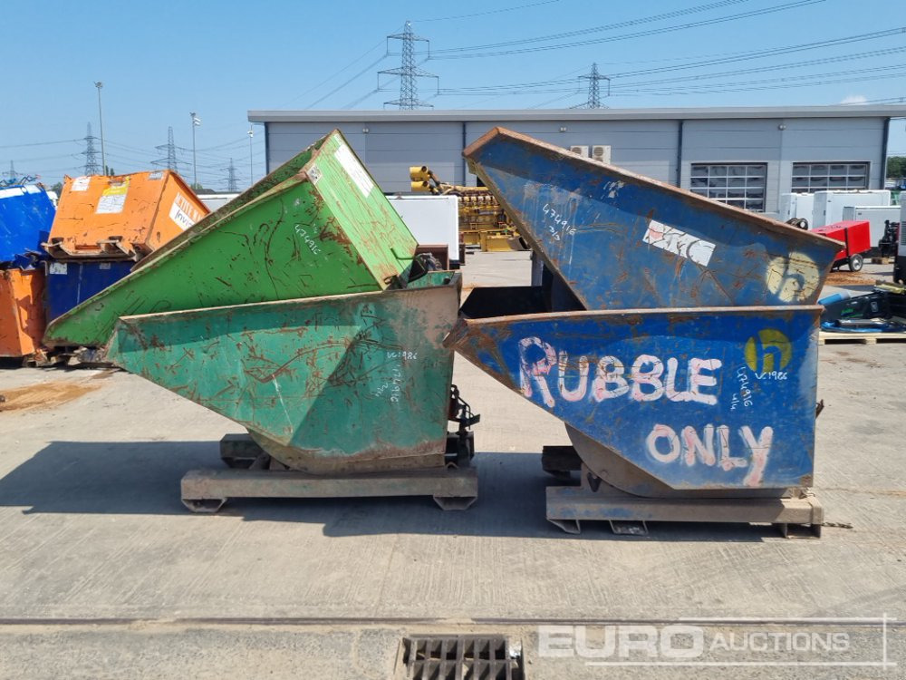 Tipping Skip to suit Forklift (4 of) - Tipping skip: picture 2 Tipping Skip to suit Forklift (4 of) - Tipping skip: picture 2