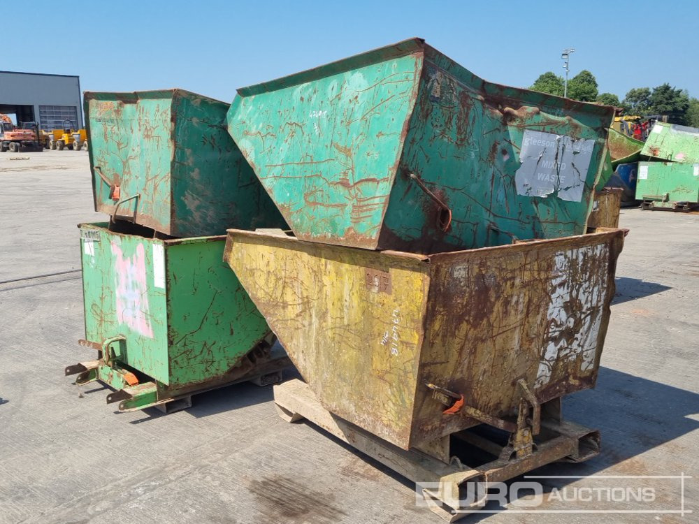 Tipping Skip to suit Forklift (4 of) - Tipping skip: picture 1 Tipping Skip to suit Forklift (4 of) - Tipping skip: picture 1