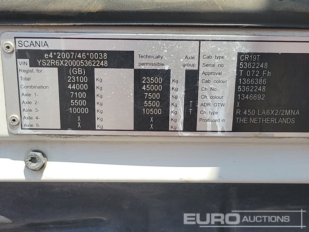 Tractor unit Scania R450: picture 48
