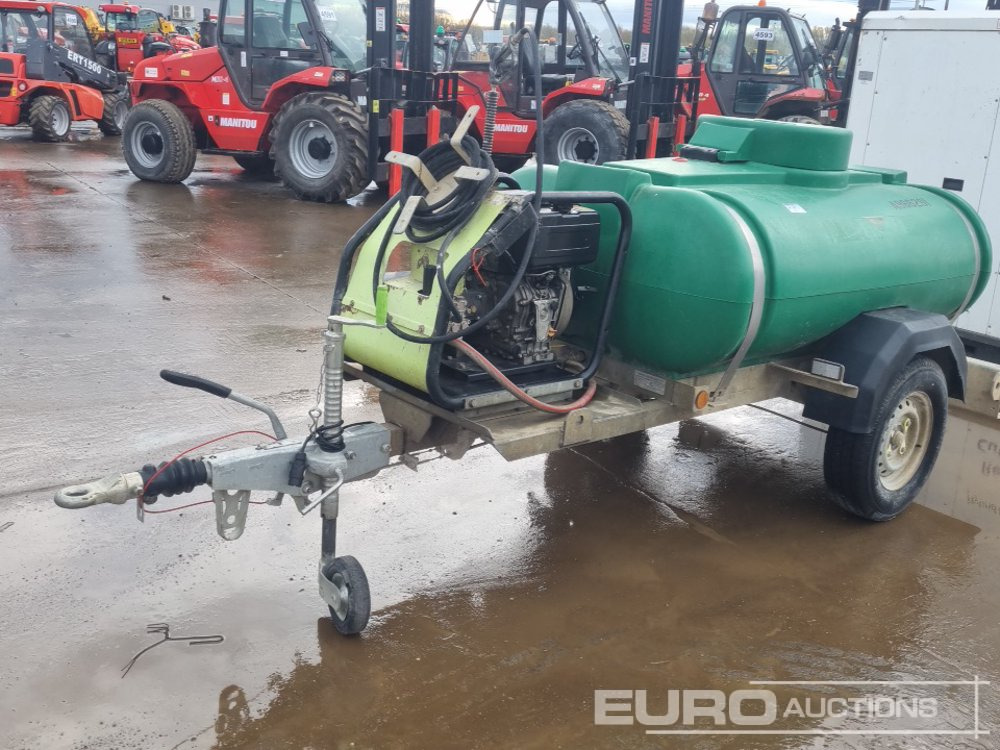 Trailer Engineering Single Axle Plastic Water Bowser, Yanmar Pressure Washer - Pressure washer: picture 5 Trailer Engineering Single Axle Plastic Water Bowser, Yanmar Pressure Washer - Pressure washer: picture 5