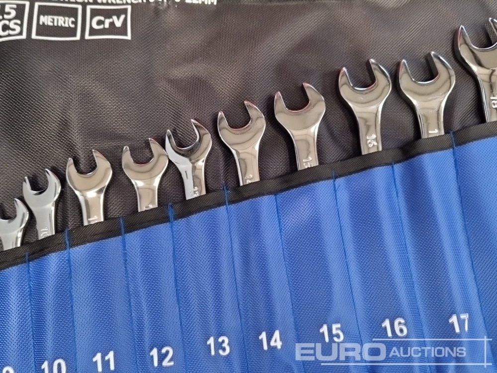 Unused 15pc Combination Spanner Set, 6mm-22mm - Garage equipment: picture 5 Unused 15pc Combination Spanner Set, 6mm-22mm - Garage equipment: picture 5