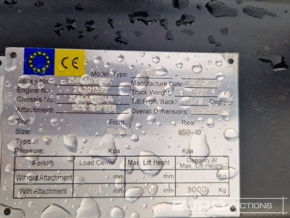 Forklift Unused 2025 SureStac FD30: picture 40 Forklift Unused 2025 SureStac FD30: picture 40