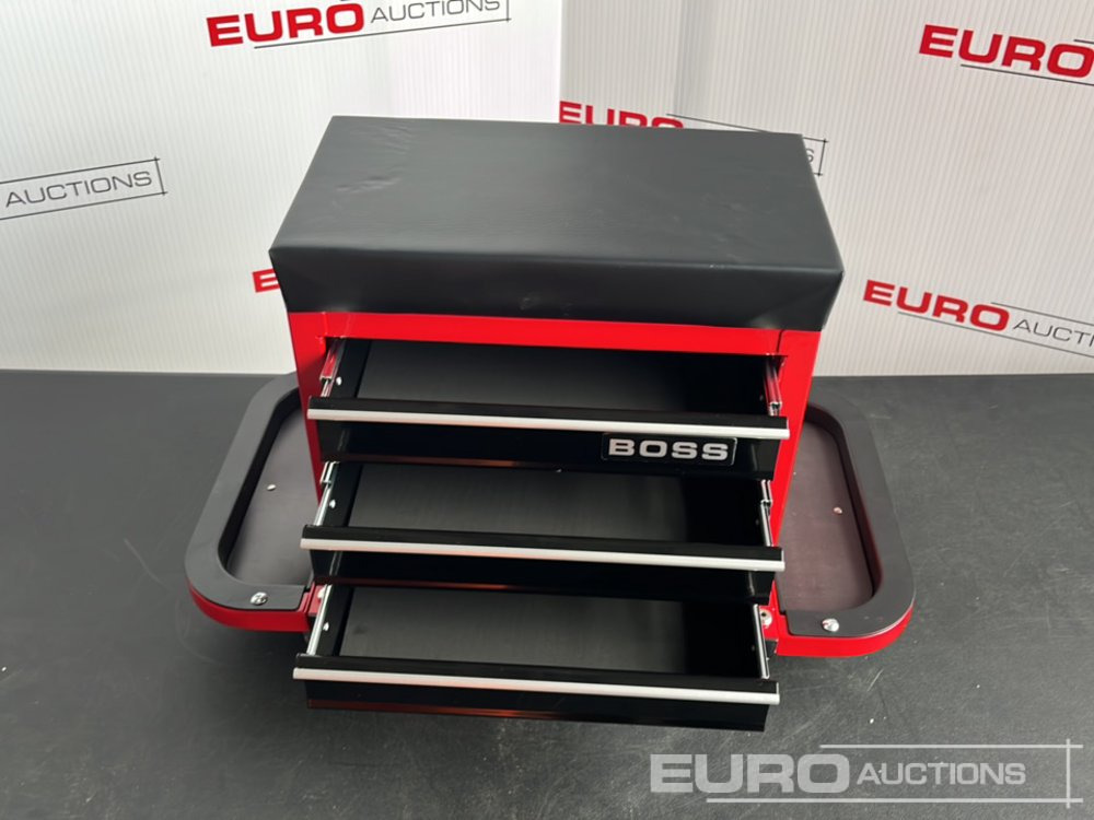 Garage equipment Unused Boss Wheeled Stool Tool Box, 3 Drawers, Magnetic Trays: picture 7 Garage equipment Unused Boss Wheeled Stool Tool Box, 3 Drawers, Magnetic Trays: picture 7