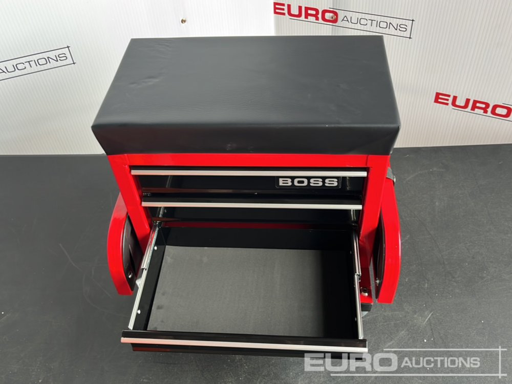 Garage equipment Unused Boss Wheeled Stool Tool Box, 3 Drawers, Magnetic Trays: picture 19 Garage equipment Unused Boss Wheeled Stool Tool Box, 3 Drawers, Magnetic Trays: picture 19