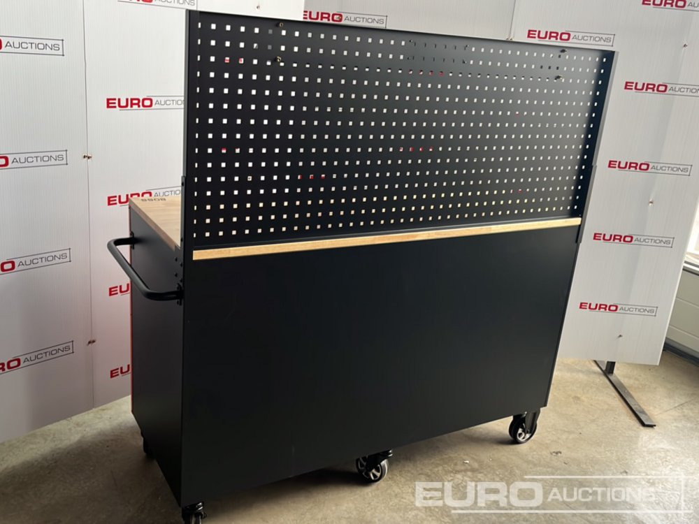 Garage equipment Unused Boss Wheeled Tool Cabinet, 16 Drawers, 492pc Tools: picture 28