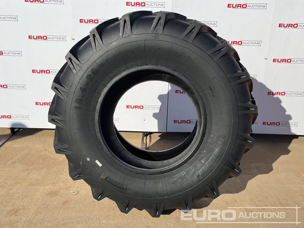 Unused Top Trust 18.4-26-10PR R1 Backhoe Loader Tyre - Tire: picture 1 Unused Top Trust 18.4-26-10PR R1 Backhoe Loader Tyre - Tire: picture 1