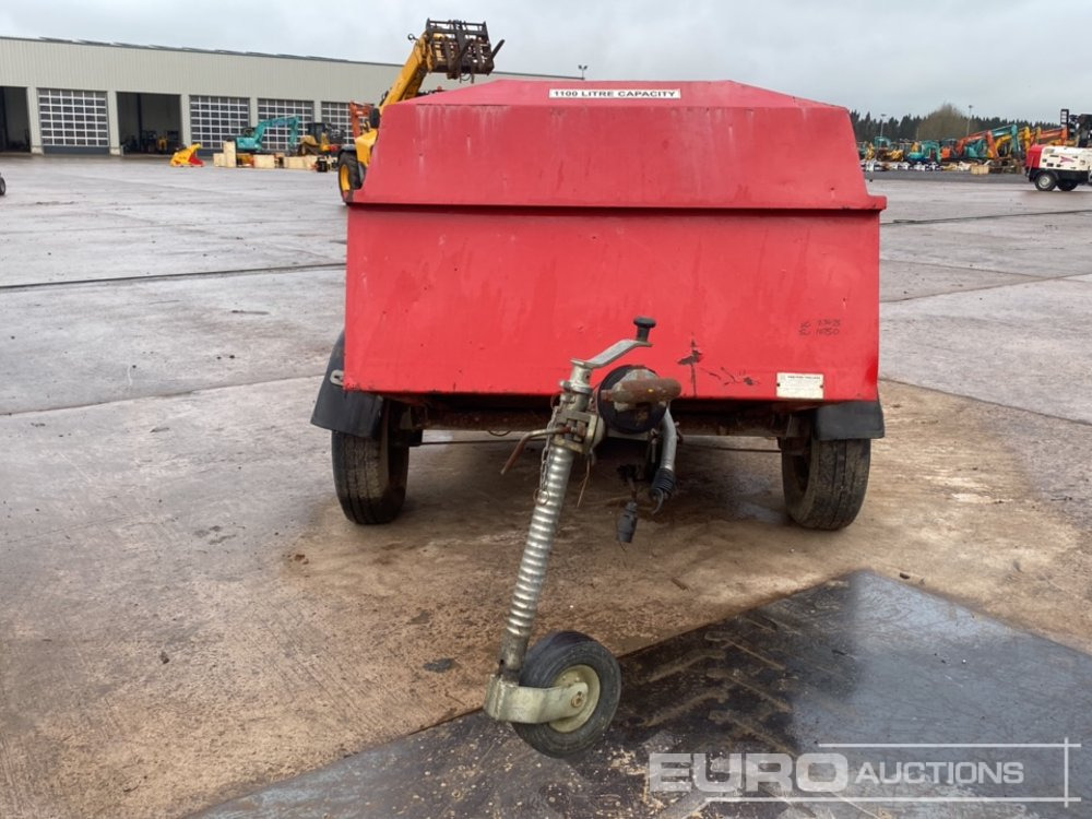 Storage tank Western 1100 Litre Single Axle Bunded Fuel Bowser, 12 Volt Pump: picture 7