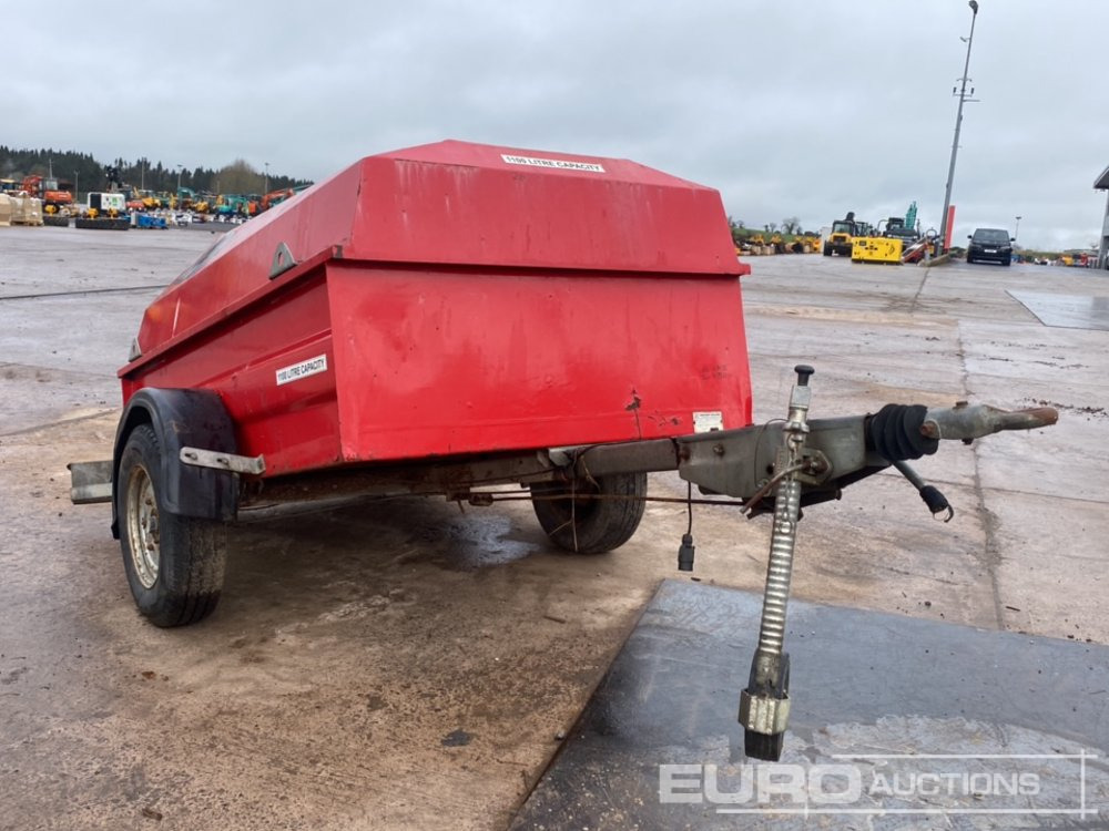 Storage tank Western 1100 Litre Single Axle Bunded Fuel Bowser, 12 Volt Pump: picture 6