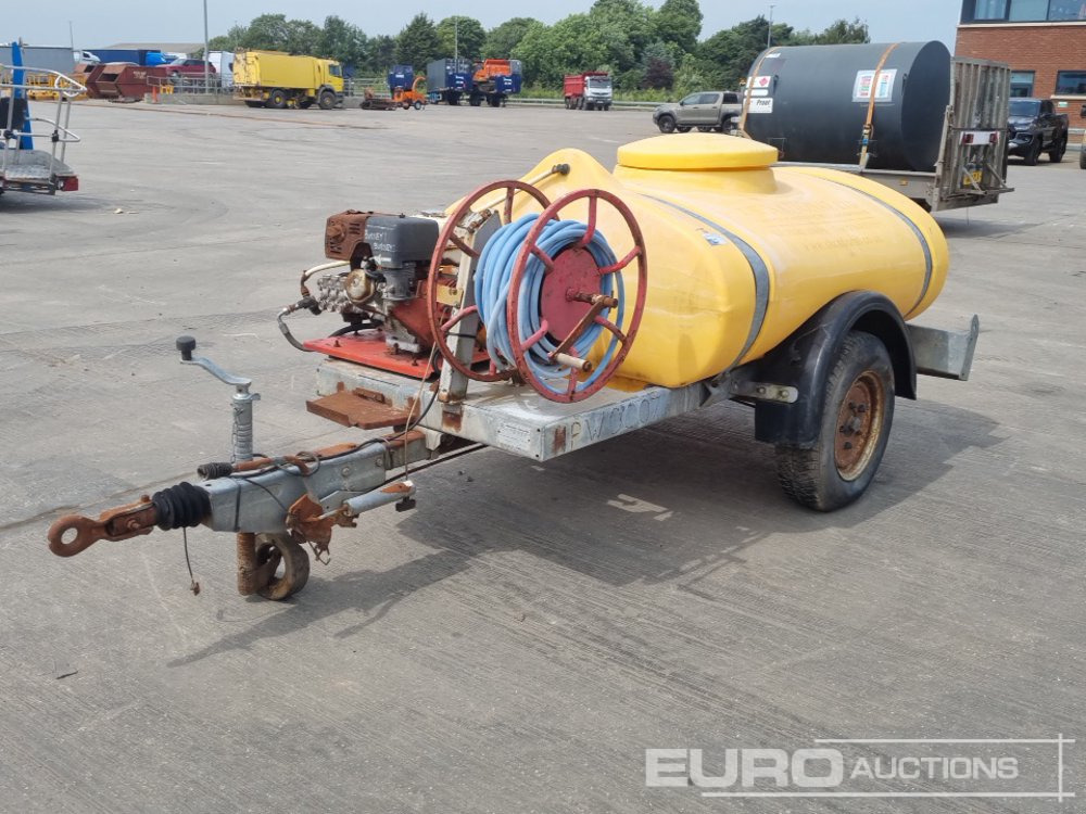 Western Trailers Single Axle Plastic Water Bowser, Honda Pressure Washer - Pressure washer: picture 1 Western Trailers Single Axle Plastic Water Bowser, Honda Pressure Washer - Pressure washer: picture 1