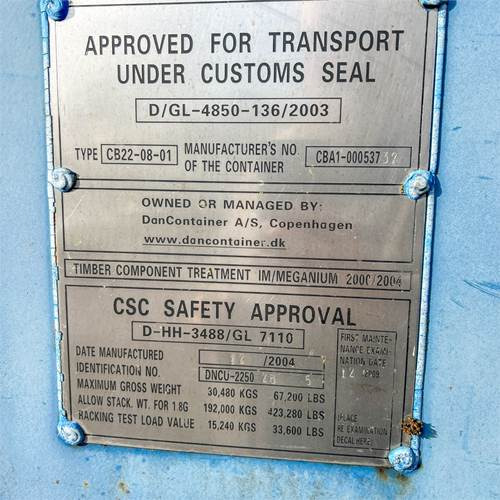 DanContainer CB22-08-01 - Shipping container: picture 3 DanContainer CB22-08-01 - Shipping container: picture 3