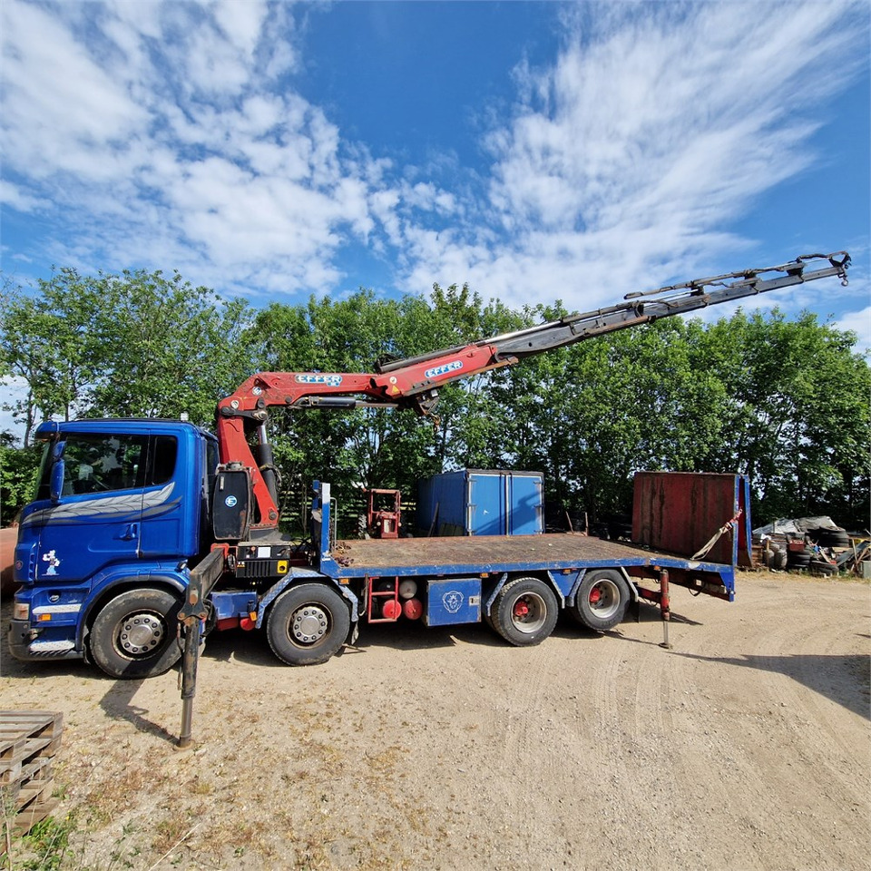 Scania R480 - Car transporter truck, Crane truck: picture 3 Scania R480 - Car transporter truck, Crane truck: picture 3