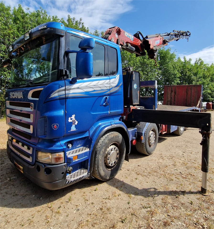 Scania R480 - Car transporter truck, Crane truck: picture 5 Scania R480 - Car transporter truck, Crane truck: picture 5
