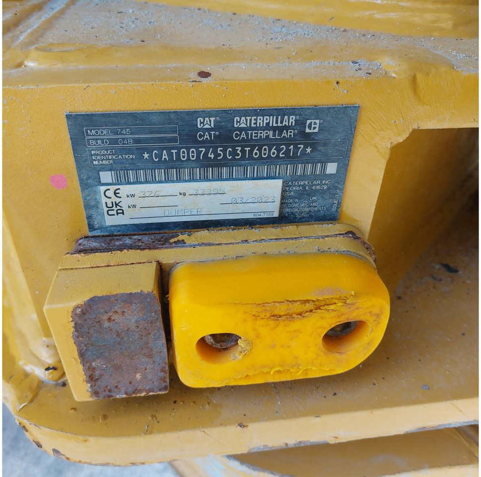 CAT 745 - Articulated dump truck: picture 5 CAT 745 - Articulated dump truck: picture 5