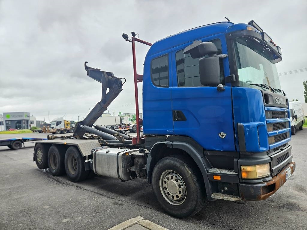 Scania R164 6m taittokoukku  - Hook lift truck: picture 3 Scania R164 6m taittokoukku  - Hook lift truck: picture 3