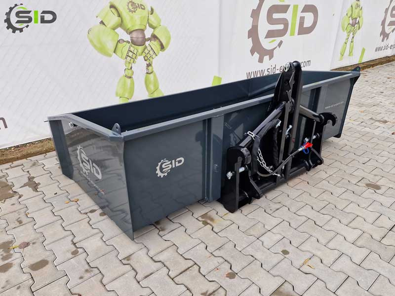 SID Caisse de transport hydraulique lourde / Hydraulic transport box heavy / Kippmulde Heckcontainer 1,8 m - Loader bucket for Agricultural machinery: picture 4 SID Caisse de transport hydraulique lourde / Hydraulic transport box heavy / Kippmulde Heckcontainer 1,8 m - Loader bucket for Agricultural machinery: picture 4