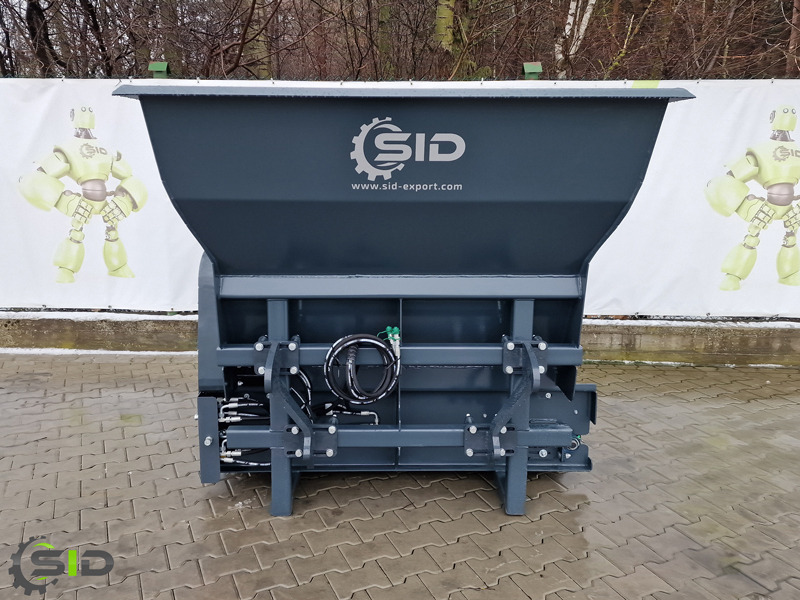 SID EINSTREUGERÄT MIT BAND / FUTTERVERTEILER / Bedding Bucket / Pailleuse 1,0m 0,8m3 - Loader bucket for Agricultural machinery: picture 4 SID EINSTREUGERÄT MIT BAND / FUTTERVERTEILER / Bedding Bucket / Pailleuse 1,0m 0,8m3 - Loader bucket for Agricultural machinery: picture 4