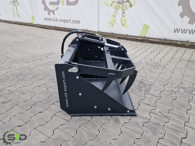 SID Greifschaufel mini geb. Zinken / BMS Mini / Grab bucket Mini burned tines 1,0 m - Clamshell bucket for Compact tractor: picture 2 SID Greifschaufel mini geb. Zinken / BMS Mini / Grab bucket Mini burned tines 1,0 m - Clamshell bucket for Compact tractor: picture 2
