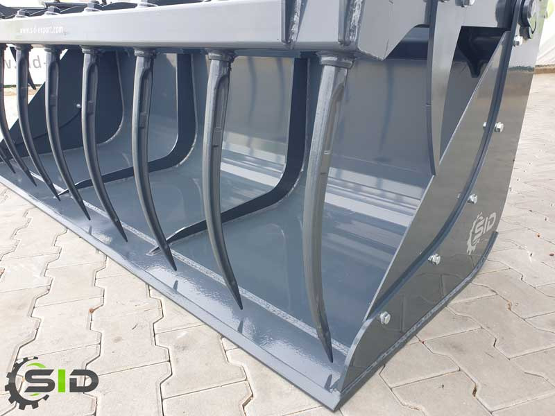 New Clamshell bucket for Clamshell bucket SID KROKODILSCHAUFEL M Greifschaufel / Godet Crocodile BMS  M / Crocodile grab bucket forged tines M 1,4 M: picture 7