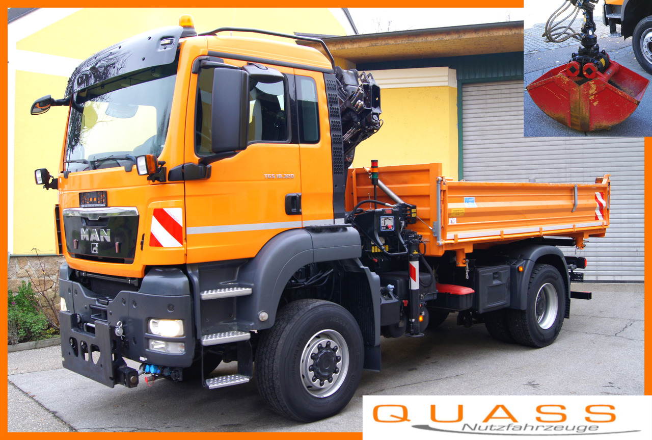 MAN TGS 18.320 BL 4x4 / HIAB 088 B-2 / Winterdienst - Crane truck: picture 1 MAN TGS 18.320 BL 4x4 / HIAB 088 B-2 / Winterdienst - Crane truck: picture 1