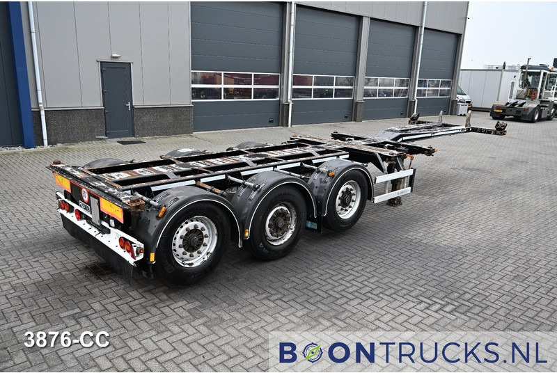 D-Tec FLEXITRAILER LS | 2x20-30-40-45ft HC * 2x LIFT AXLE * BPW / DISC * 2x EXTENDABLE - Container transporter/ Swap body semi-trailer: picture 1 D-Tec FLEXITRAILER LS | 2x20-30-40-45ft HC * 2x LIFT AXLE * BPW / DISC * 2x EXTENDABLE - Container transporter/ Swap body semi-trailer: picture 1