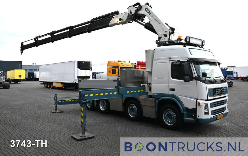 Volvo FM 480 8x2 R + HMF THOR 8520 K5 | 85 T/M CRANE * WINCH * MANUAL * NL TRUCK * TOP! - Tractor unit: picture 3 Volvo FM 480 8x2 R + HMF THOR 8520 K5 | 85 T/M CRANE * WINCH * MANUAL * NL TRUCK * TOP! - Tractor unit: picture 3