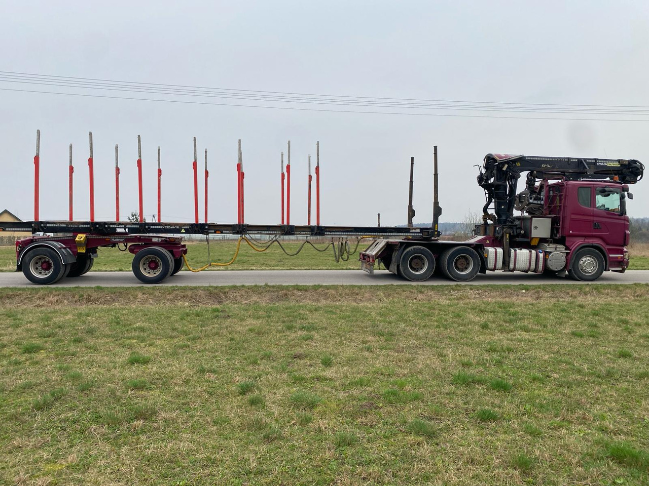 SCANIA R500 - Crane truck, Timber truck: picture 4 SCANIA R500 - Crane truck, Timber truck: picture 4