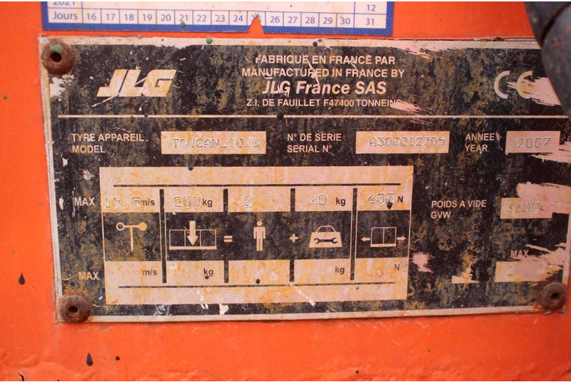 Aerial platform JLG Toucan_1010: picture 18