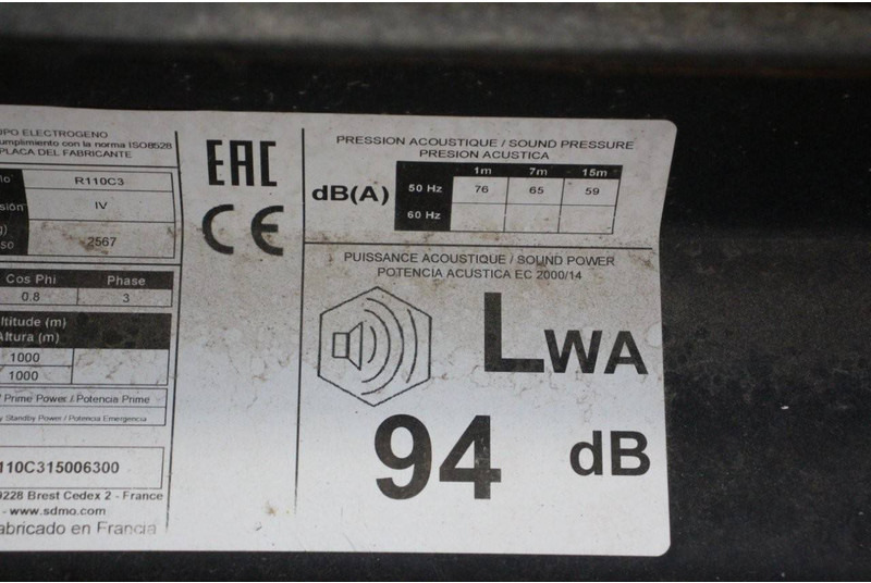 Generator set SDMO R110C3: picture 16
