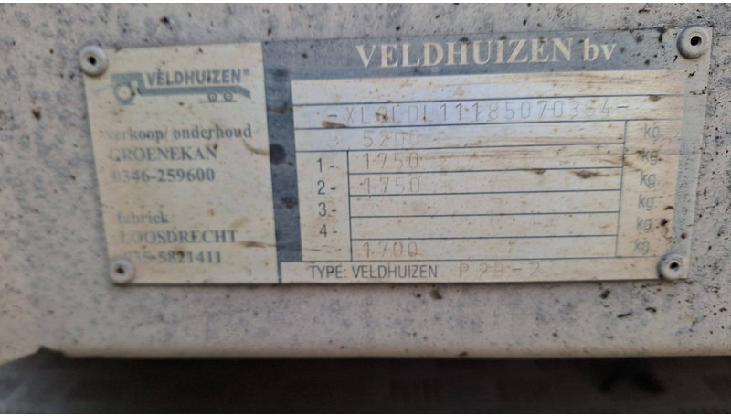 VELDHUIZEN P29-2 - Low loader semi-trailer: picture 3 VELDHUIZEN P29-2 - Low loader semi-trailer: picture 3