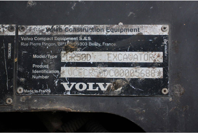 Crawler excavator Volvo ECR50D: picture 17 Crawler excavator Volvo ECR50D: picture 17