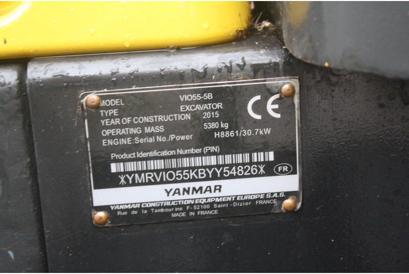 Yanmar VIO55-5B - Crawler excavator: picture 5 Yanmar VIO55-5B - Crawler excavator: picture 5