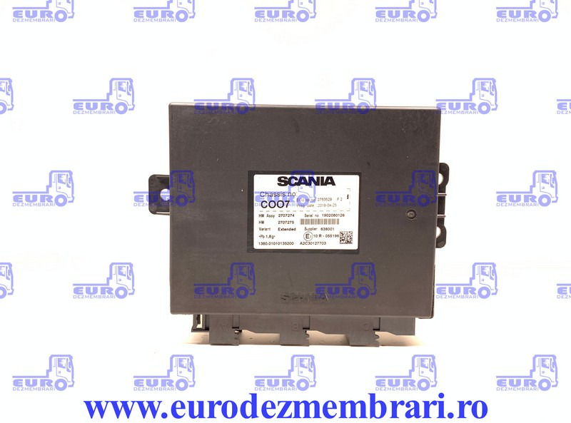 CALCULATOR COORDINATOR COO7 SCANIA R P G 2753529, 2707274, 2779636 - ECU for Truck: picture 1 CALCULATOR COORDINATOR COO7 SCANIA R P G 2753529, 2707274, 2779636 - ECU for Truck: picture 1